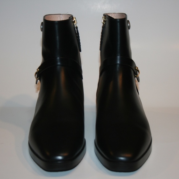 Gucci GG Black Women's Ankle Boots Booties - Picture 4 of 6